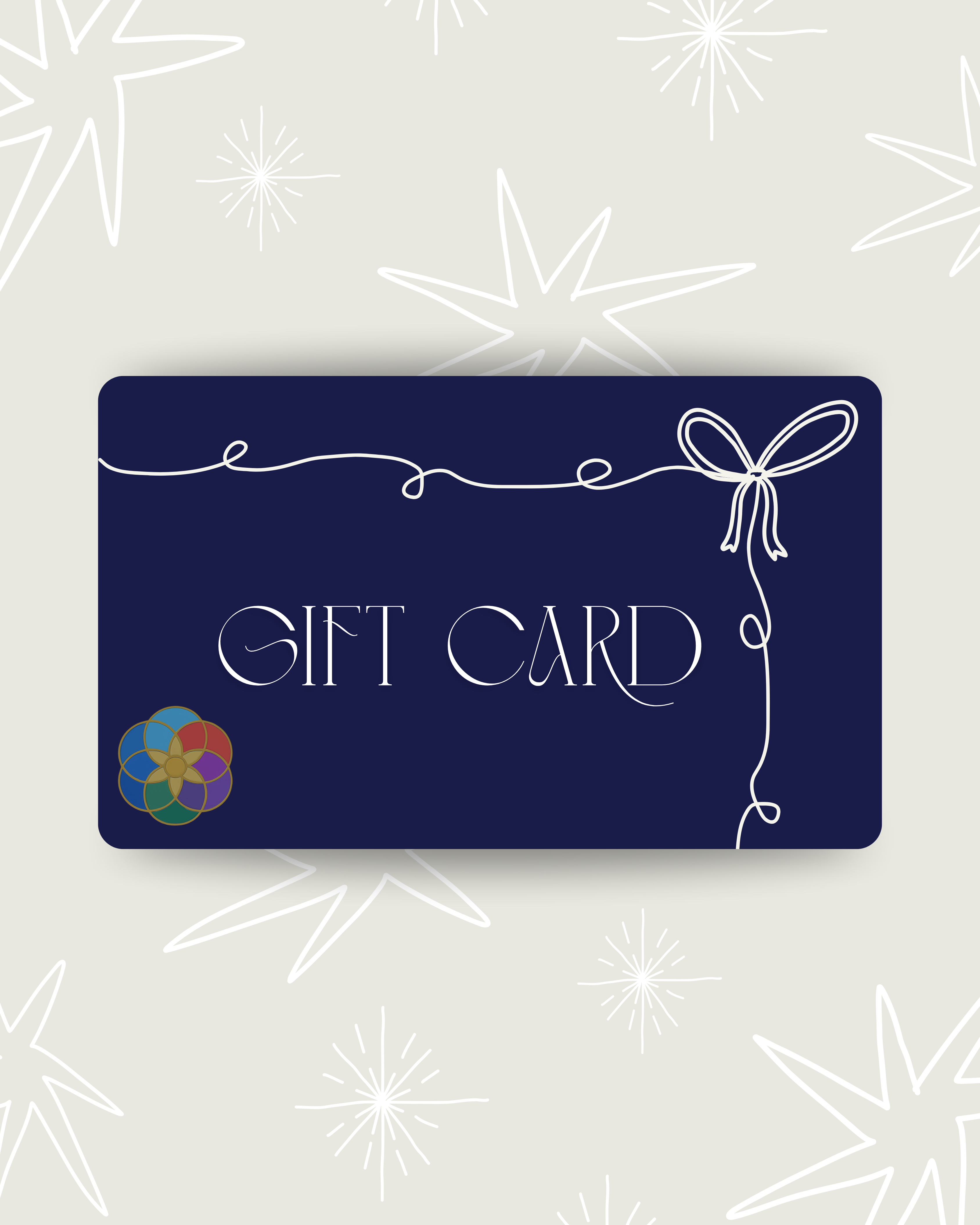 Gift Card with decorative elements and the Eureka Elementals logo on the bottom left.